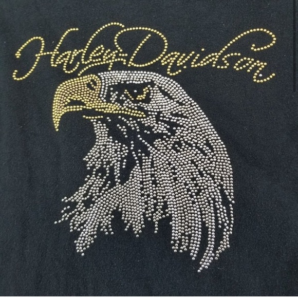 ▫️Harley Davidson Black Eagle Long Sleeve Tee Shirt Women's 1X - Picture 3 of 6